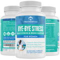 TRUTHENTICS Bye-Bye Stress - Stress & Mood Support Supplement for Women with Ashwagandha, GABA, Lemon Balm, L-Theanin & Vitamin B Complex - Vegan - 60 Capsules - TrustMedUSA