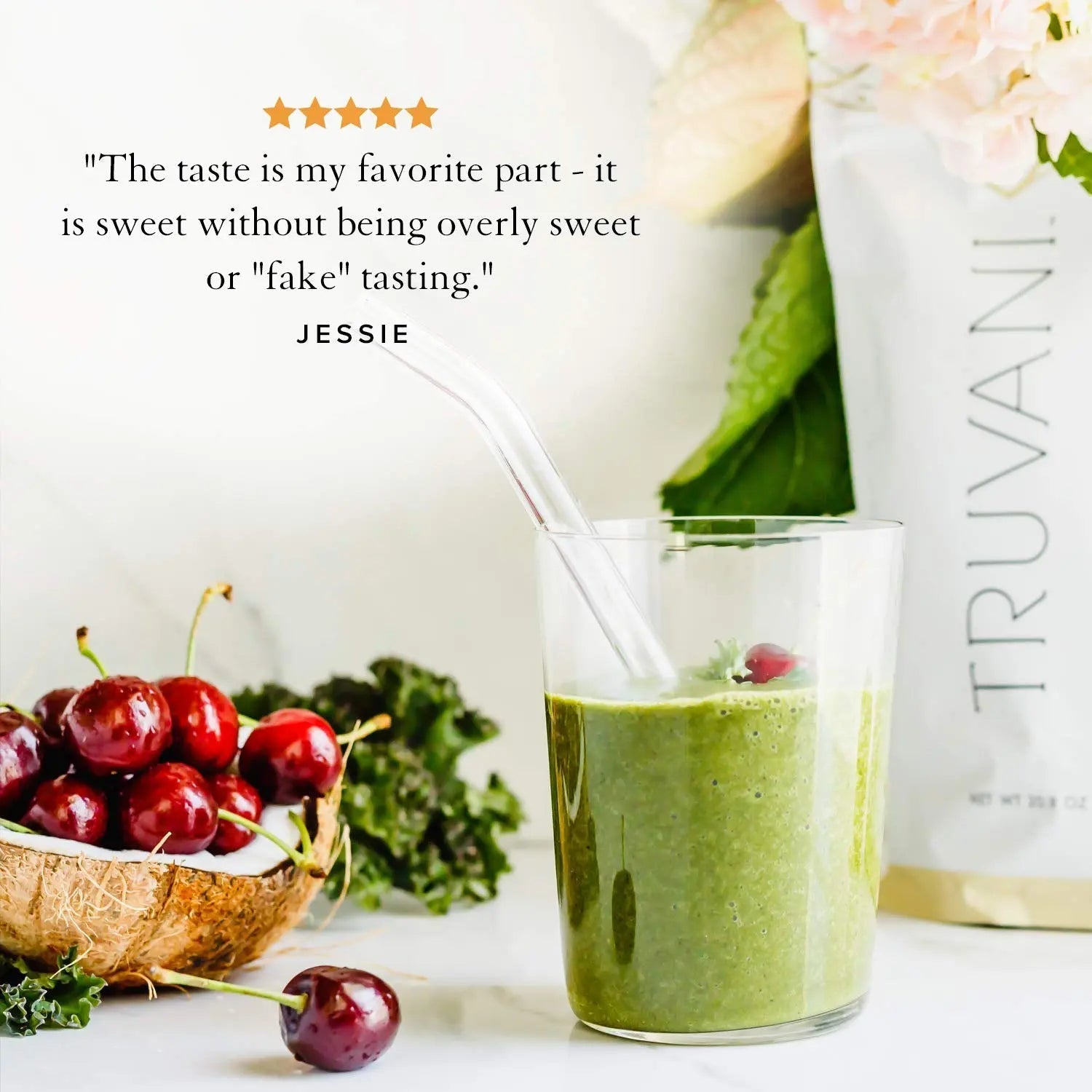 Truvani Organic Vegan Protein Powder, Organic Pea Protein Powder, Vegan, Non GMO - TrustMedUSA