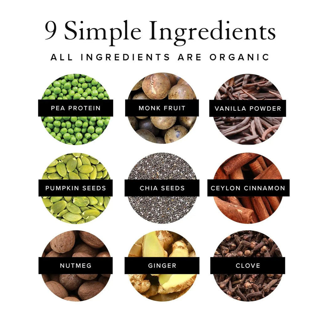 Truvani Organic Vegan Protein Powder Pumpkin Spice - 20g of Plant Based Protein - TrustMedUSA