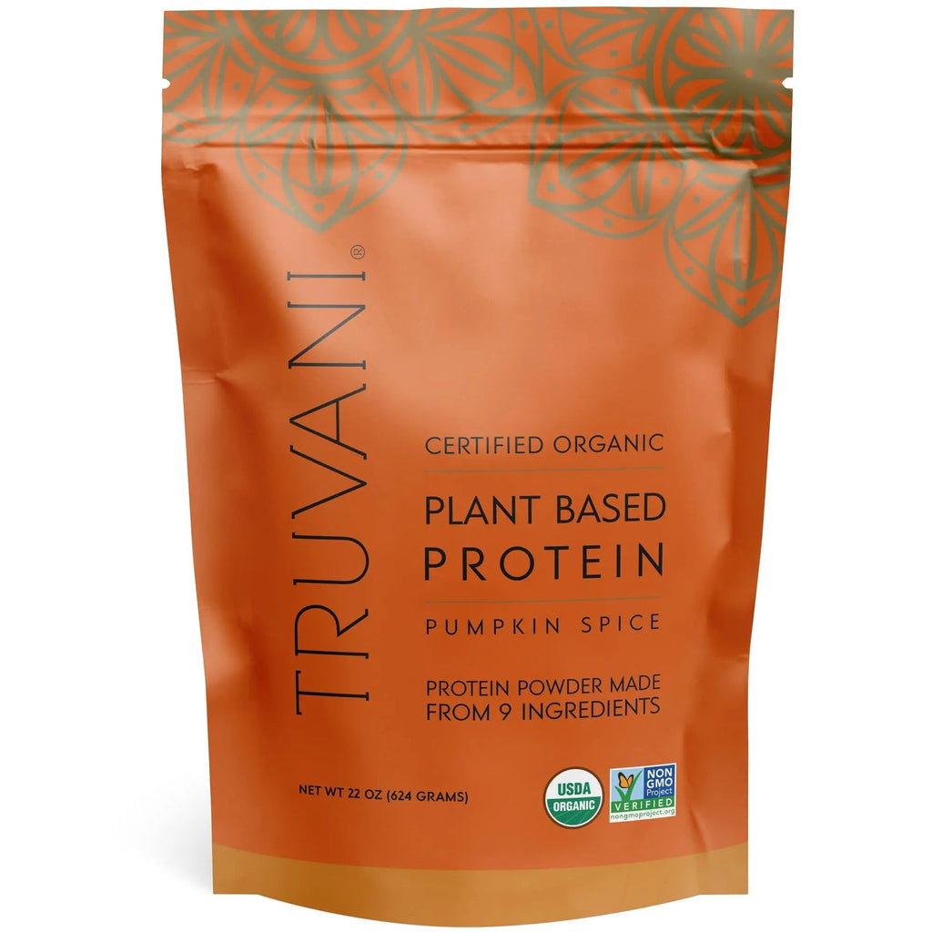 Truvani Organic Vegan Protein Powder Pumpkin Spice - 20g of Plant Based Protein - TrustMedUSA