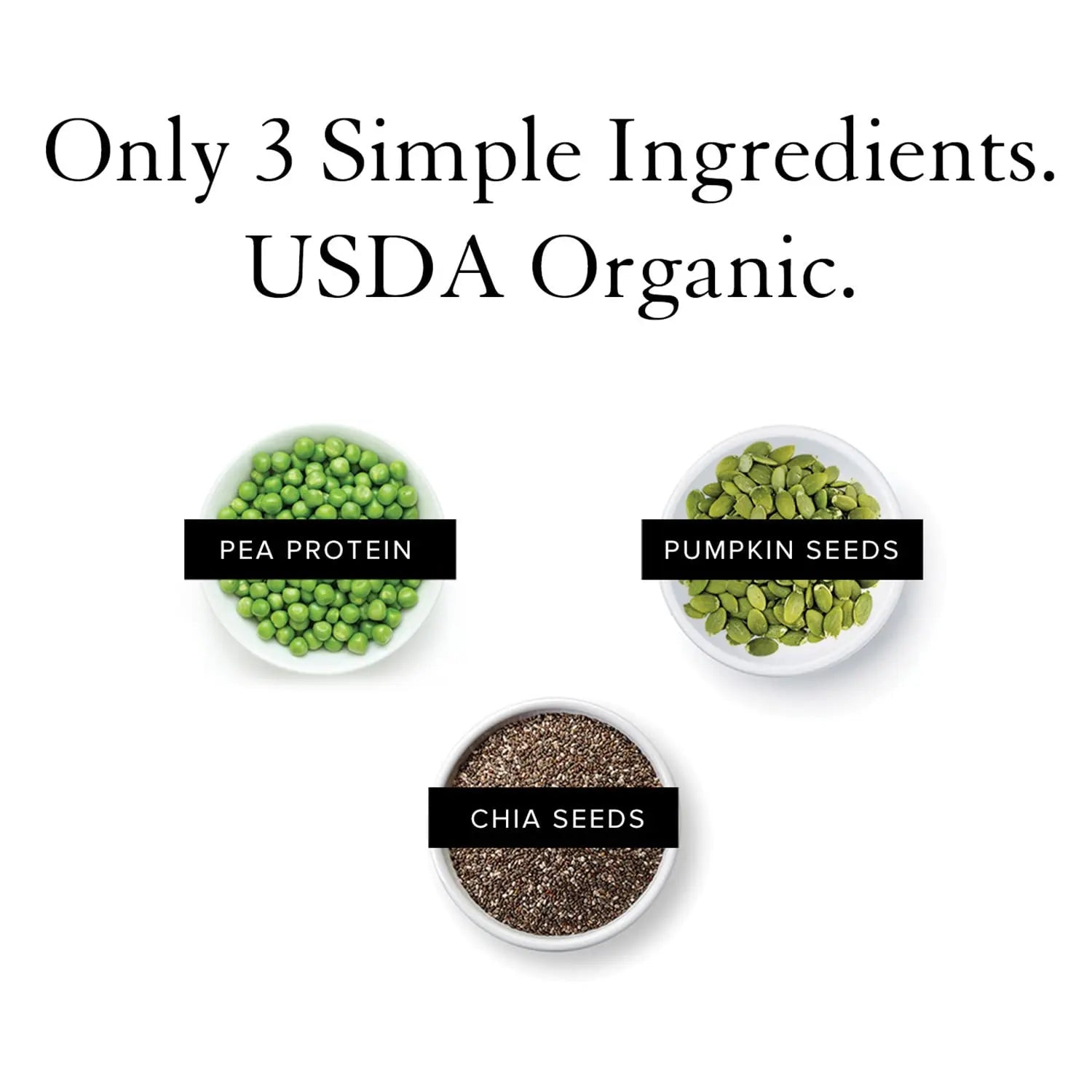 Truvani Organic Vegan Protein Powder Unflavored - 20g of Plant Based Protein, Organic - TrustMedUSA