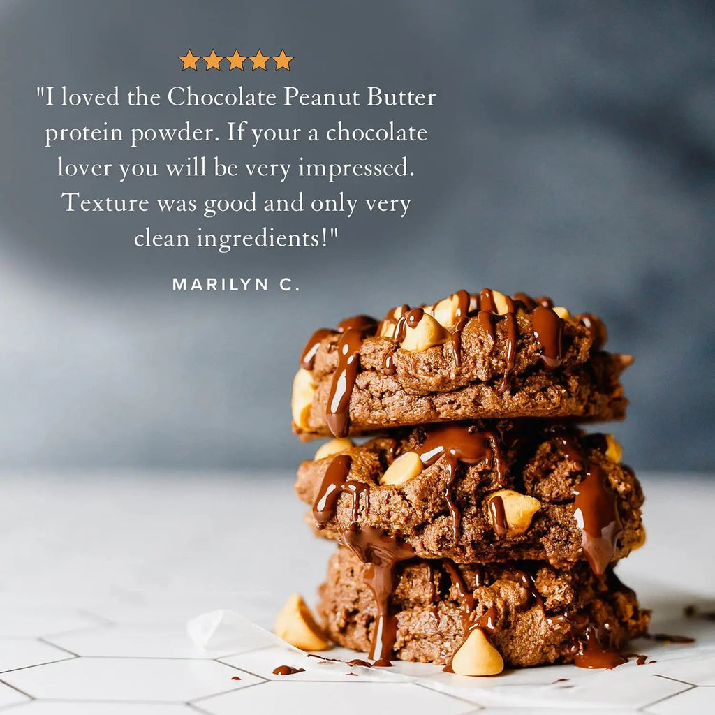 Truvani Vegan Chocolate Peanut Butter Protein Powder - 20g Plant-Based Protein, Gluten - TrustMedUSA