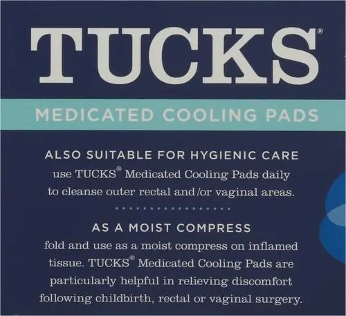 TUCKS Medicated Cooling Pads, 100 Count – Hemorrhoid Pads with Witch Hazel, Cleanses Sensitive Areas, Protects from Irritation, Hemorrhoid Treatment, Medicated Pads Used by Hospitals - TrustMedUSA