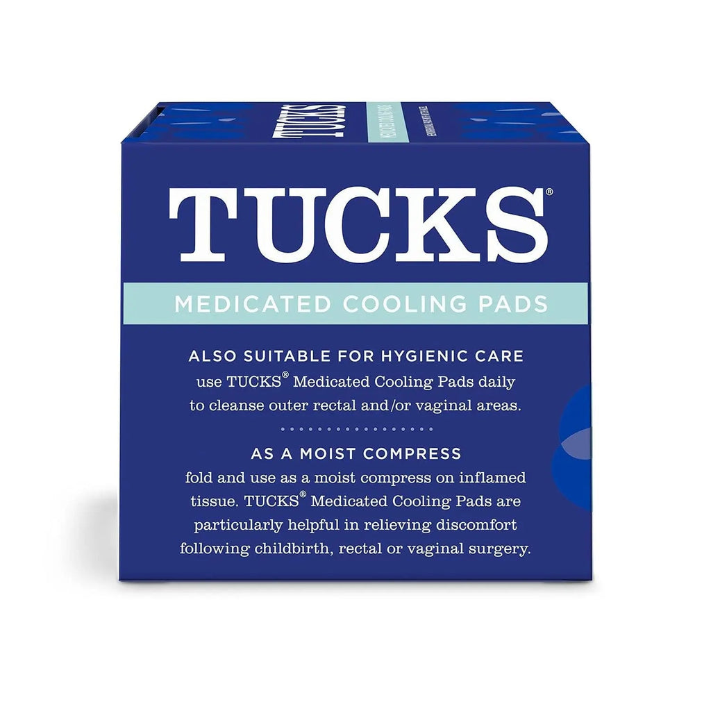 TUCKS Medicated Cooling Pads, 100 Count – Hemorrhoid Pads with Witch Hazel, Cleanses Sensitive Areas, Protects from Irritation, Hemorrhoid Treatment, Medicated Pads Used by Hospitals - TrustMedUSA