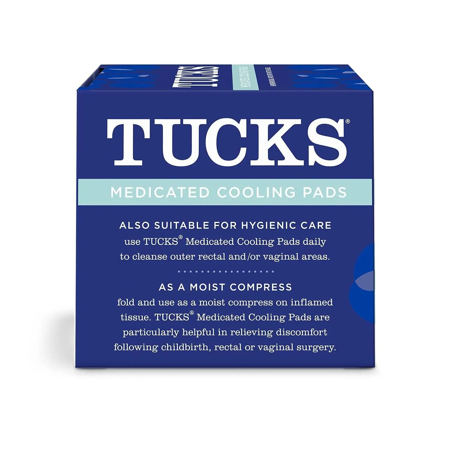 TUCKS Medicated Cooling Pads, 100 Count – Hemorrhoid Pads with Witch Hazel, Cleanses Sensitive Areas, Protects from Irritation, Hemorrhoid Treatment, Medicated Pads Used by Hospitals - TrustMedUSA
