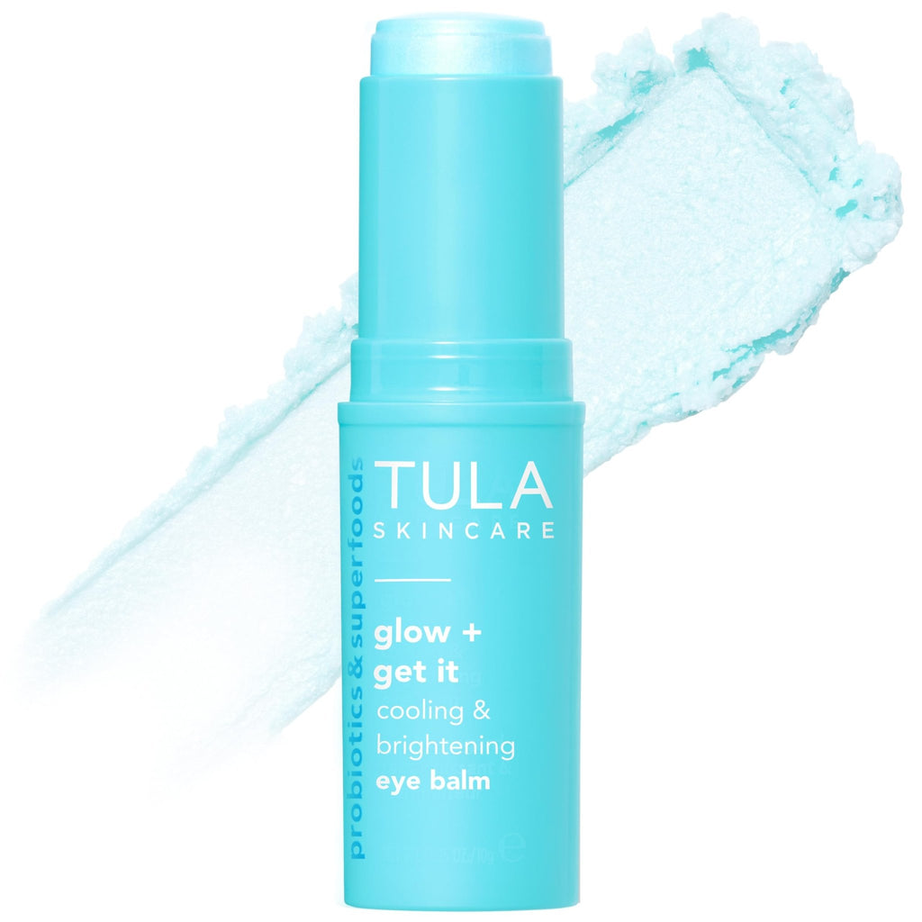 TULA Skin Care Eye Balm Glow & Get It - Dark Circle Treatment, Instantly Hydrate and Brighten Undereye Area, Portable and Perfect to Use On-the-go, 0.35 oz. - TrustMedUSA