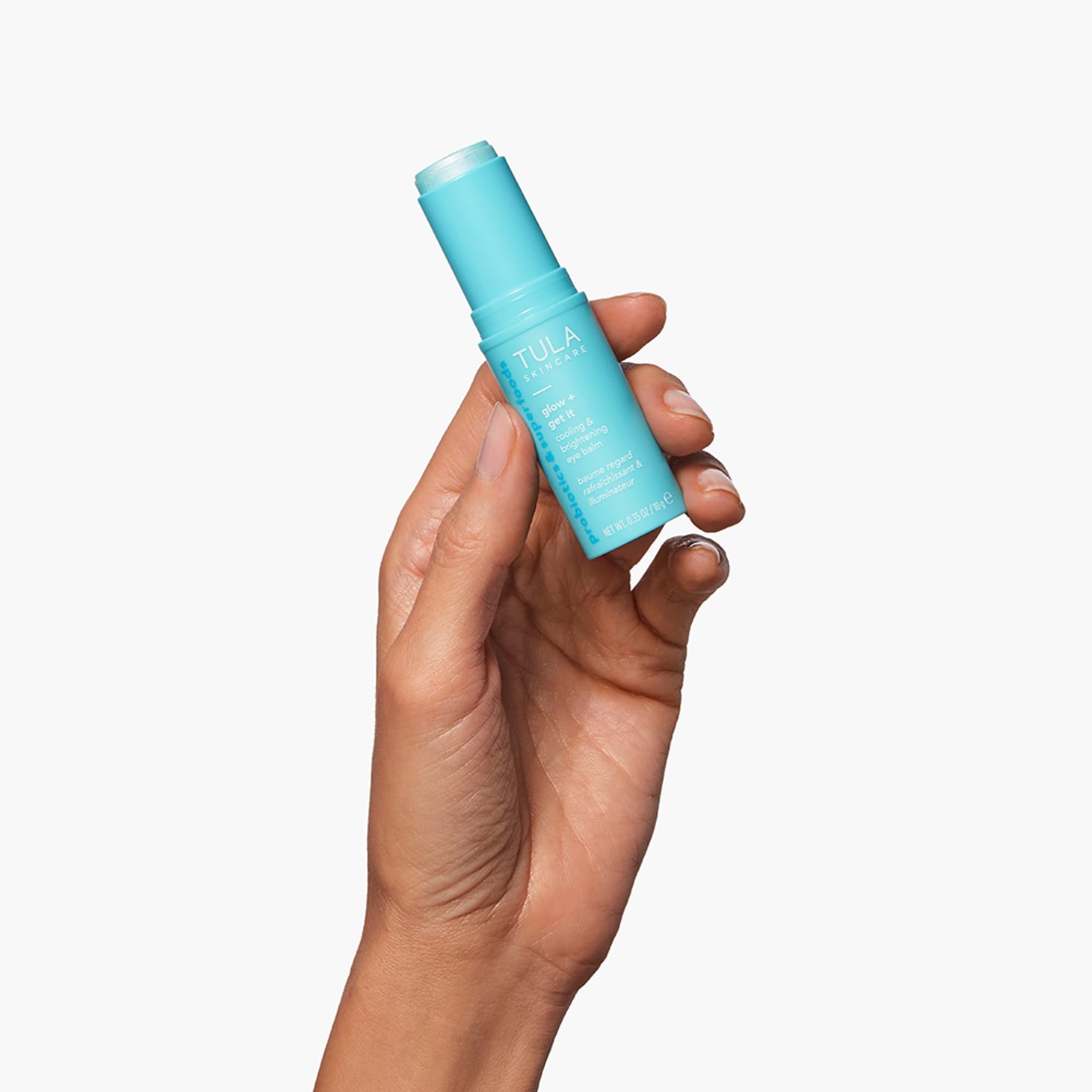 TULA Skin Care Eye Balm Glow & Get It - Dark Circle Treatment, Instantly Hydrate and Brighten Undereye Area, Portable and Perfect to Use On-the-go, 0.35 oz. - TrustMedUSA