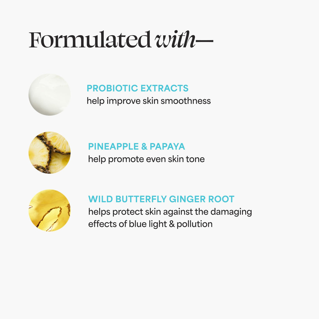 TULA Skin Care Protect + Glow Daily Sunscreen - Gel, Broad Spectrum SPF 30, Skincare-First, Non-Greasy, Non-Comedogenic and Reef-Safe with Pollution and Blue Light Protection, Regular, 1.7 fl oz. - TrustMedUSA
