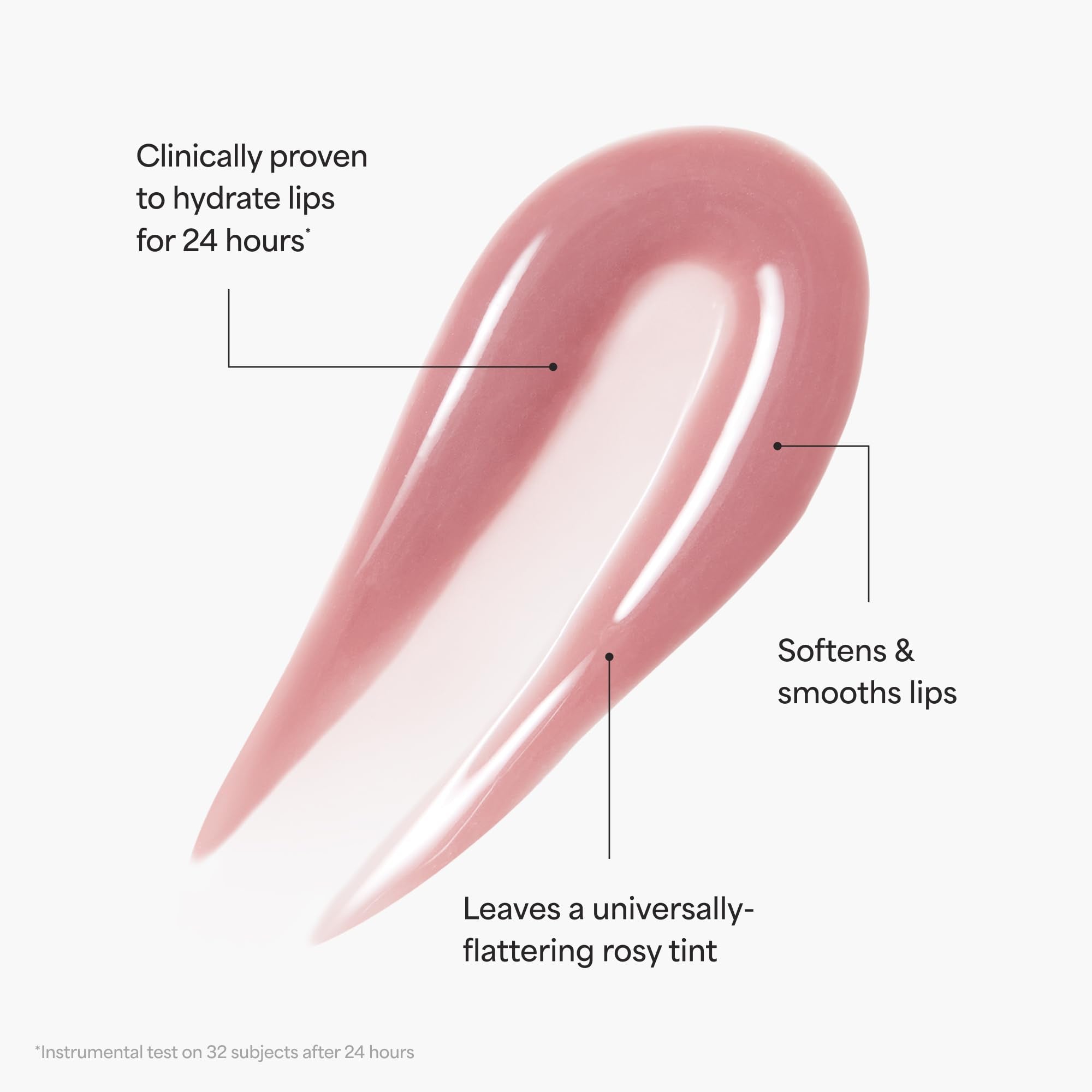 TULA Skin Care Rose Glow + Get It Lip Balm - Hydrating Peptide Lip Treatment with Hyaluronic Acid & Vitamin E, 0.28 oz., Rosy Tint - TrustMedUSA