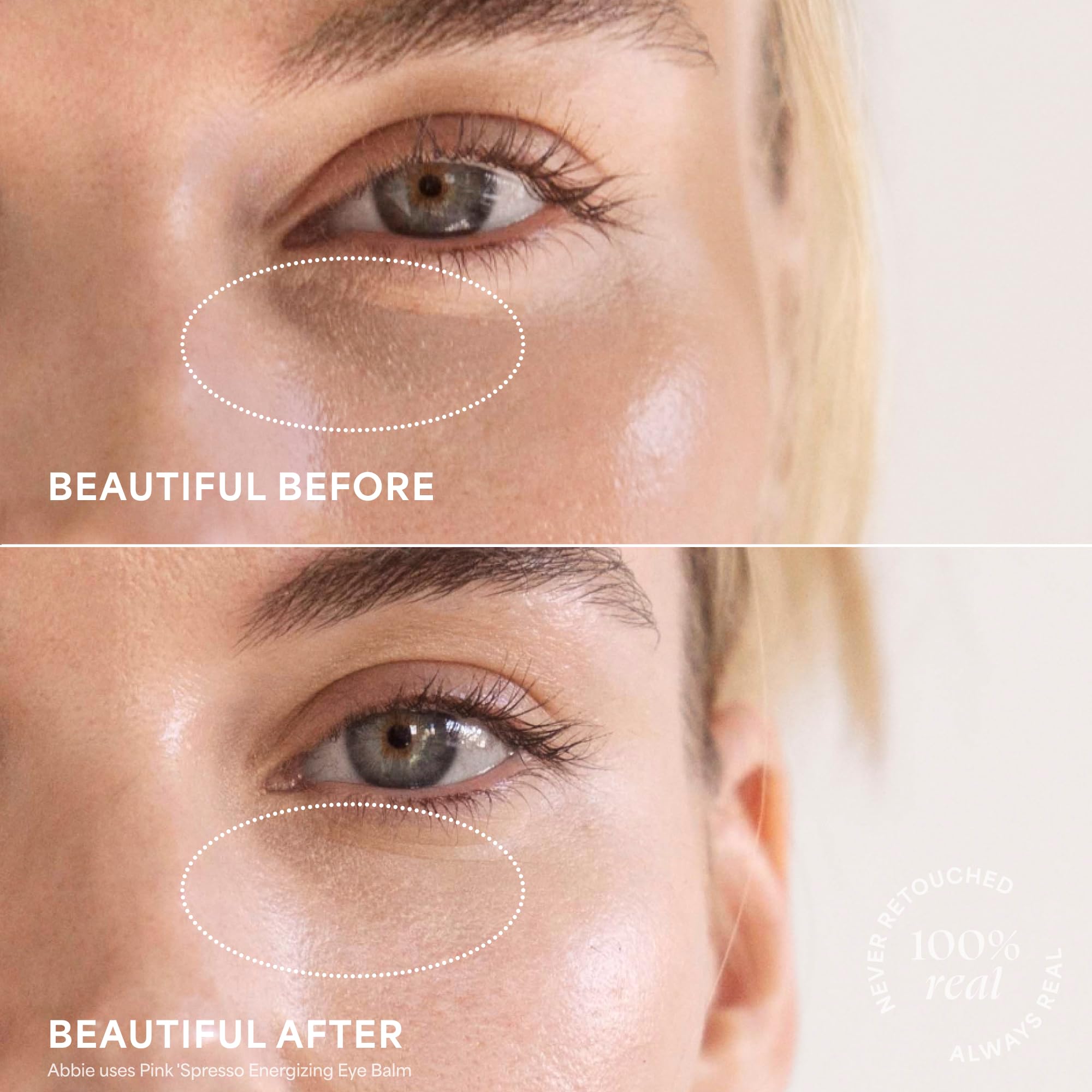 TULA Skin Care ‘Spresso Energizing Eye Balm, Gold Glow - Energizing & Hydrating Caffeine Under Eye Treatment for Dark Circles, Portable and Perfect to Use On-the-go, 0.35 oz. - TrustMedUSA