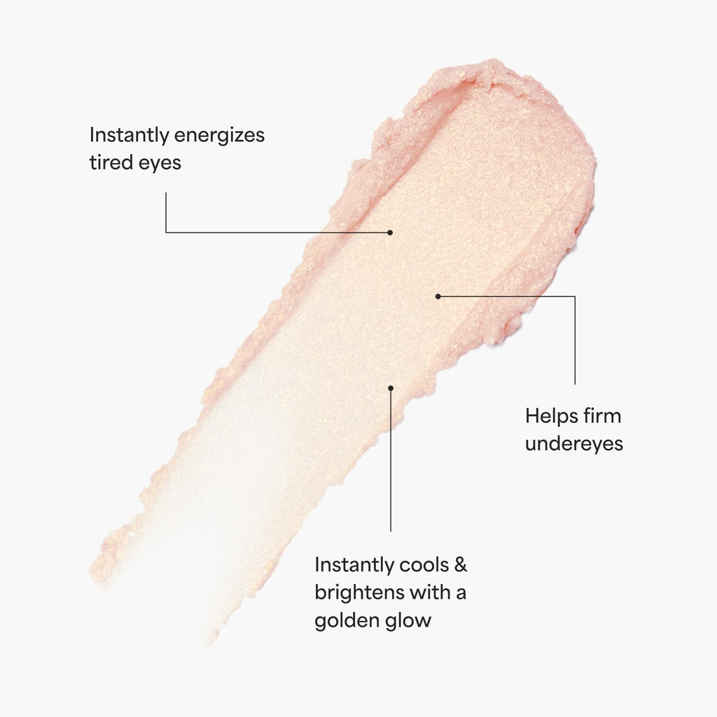 TULA Skin Care ‘Spresso Energizing Eye Balm, Gold Glow - Energizing & Hydrating Caffeine Under Eye Treatment for Dark Circles, Portable and Perfect to Use On-the-go, 0.35 oz. - TrustMedUSA