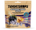 Tummydrops, No Sugar Sweet Blackberry Ginger Flavor, Gluten Free & Vegan, 33 Individually Wrapped Organic Ginger Lozenges Made with Organic Monkfruit - Maple Wellness Supplements