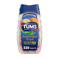 TUMS Chewable Antacid Tablets for Extra Strength Heartburn Relief, Assorted Fruit Flavors - 330 Count - Maple Wellness Supplements