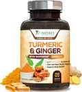 Turmeric Curcumin with BioPerine & Ginger 95% Standardized Curcuminoids - TrustMedUSA