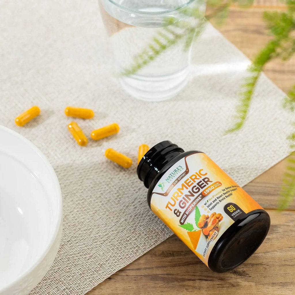 Turmeric Curcumin with BioPerine & Ginger 95% Standardized Curcuminoids - TrustMedUSA