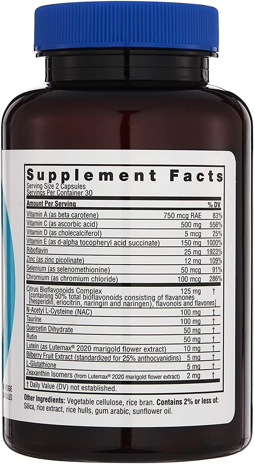Twinlab Ocuguard Plus - Eye Supplement with Zinc, Vitamin A, C & D - 60 Veggie Capsules - TrustMedUSA