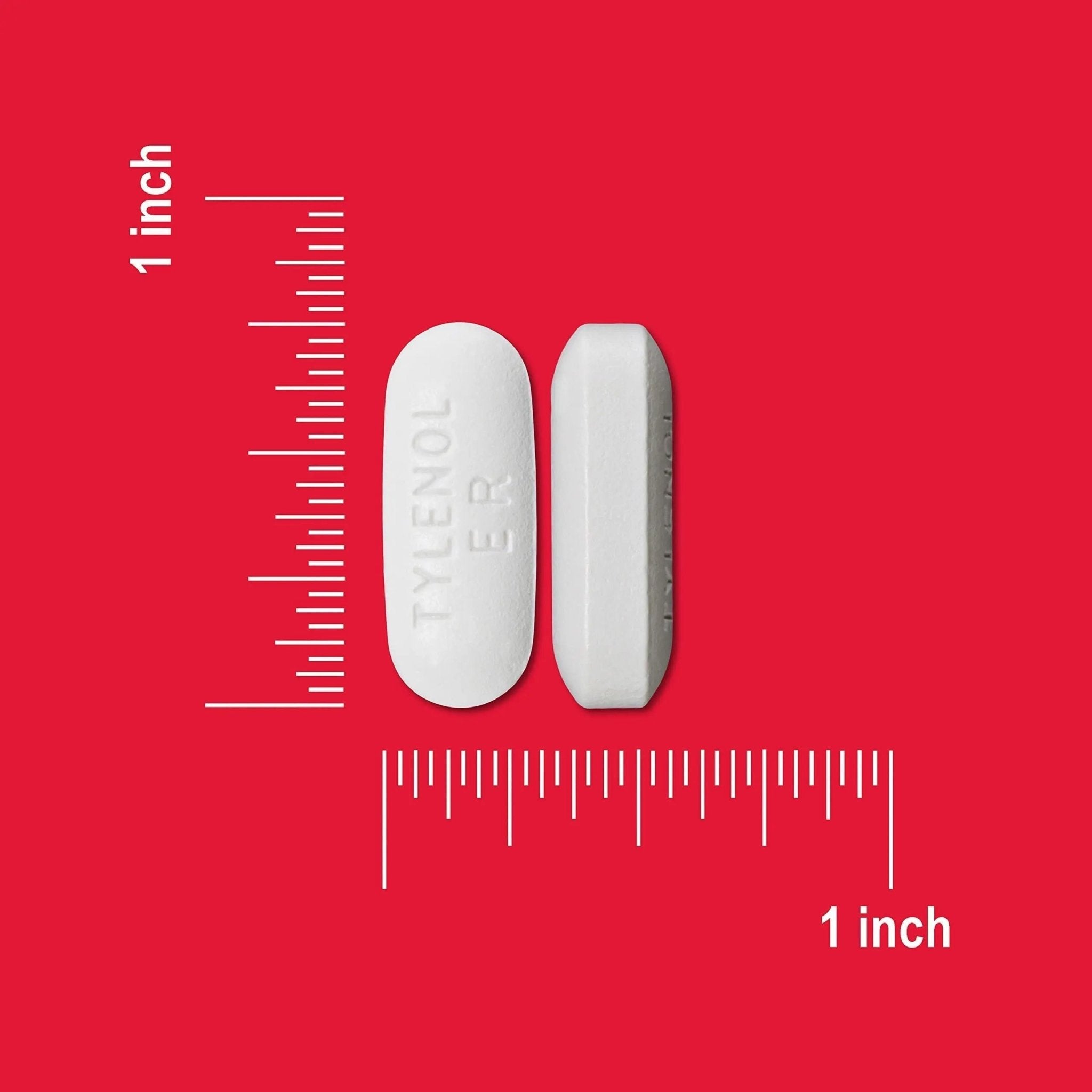 Tylenol 8 Hour Acetaminophen 650 mg Extended Release Caplets, Fast Acting Bi-Layer Design, Quick & Long Lasting Pain Relief for Muscle, Joint, Back & Arthritis Aches, Fever Reducer, 100 Count - TrustMedUSA