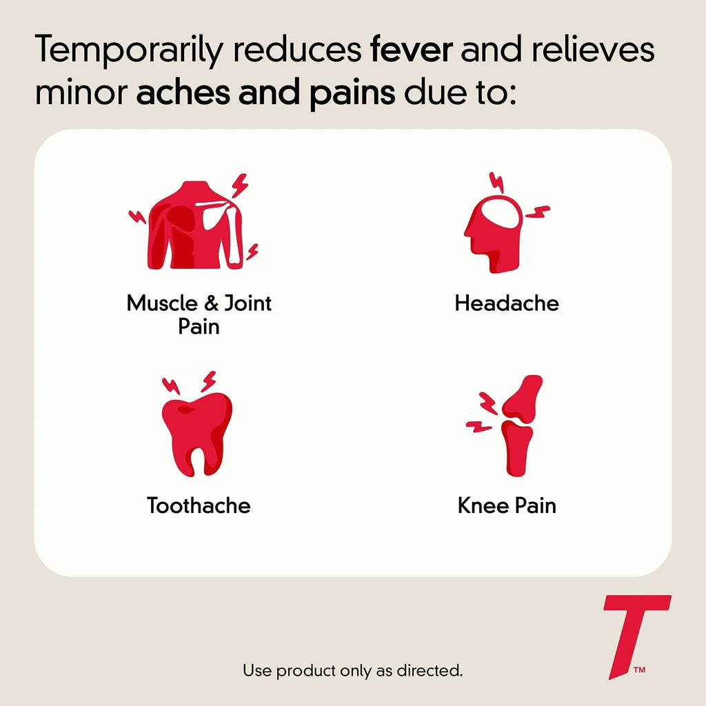 Tylenol Extra Strength 500 mg Acetaminophen Caplets, Pain Reliever & Fever Reducer, Acetaminophen for Minor Arthritis Pain, Headache, Backache & Menstrual Pain Relief, Travel Size, 6 Ct - TrustMedUSA