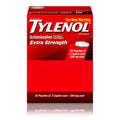 Tylenol Extra Strength Acetaminophen Caplets, 500 mg, Pain Relief & Fever Reducer for Headache, Backache, Toothache, Menstrual Cramps & Pain, Travel-Friendly Packaging, 2-Caplet Pouches, 50 Count - TrustMedUSA