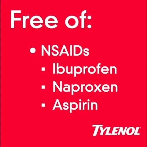 Tylenol Extra Strength Liquid Gels, Fast, Strong Pain Relief, Fever Reducer for Adults with 500 mg Acetaminophen, Fast-Acting Liquid Gel Capsules for Headaches & Minor Pain Relief, 75 Count - TrustMedUSA