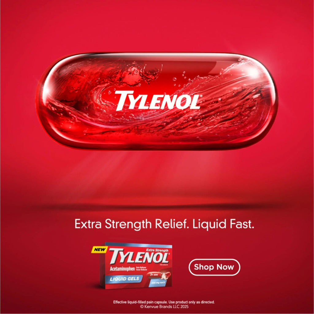 Tylenol Extra Strength Liquid Gels, Fast, Strong Pain Relief, Fever Reducer for Adults with 500 mg Acetaminophen, Fast-Acting Liquid Gel Capsules for Headaches & Minor Pain Relief, 75 Count - TrustMedUSA