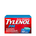 Tylenol PM Extra Strength Nighttime Pain Reliever & Sleep Aid Caplets, 500 mg Acetaminophen & 25 mg Diphenhydramine HCl, Relief for Nighttime Aches & Pains, Non-Habit Forming, 150 ct - TrustMedUSA