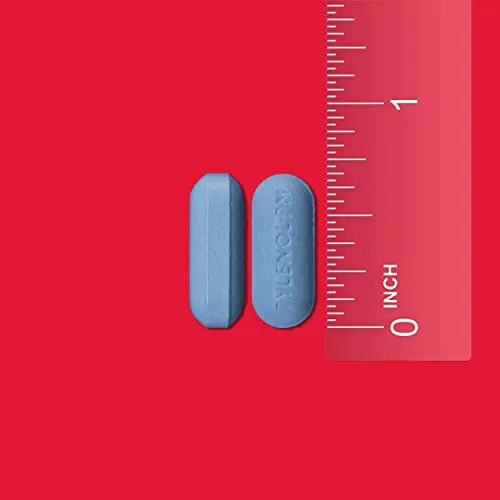 Tylenol PM Extra Strength Nighttime Pain Reliever Sleep Aid Caplets with Acetaminophen & Diphenhydramine HCl, Relief for Nighttime Aches & Pains, Travel Size, 50 Packs of 2 Caplets - TrustMedUSA