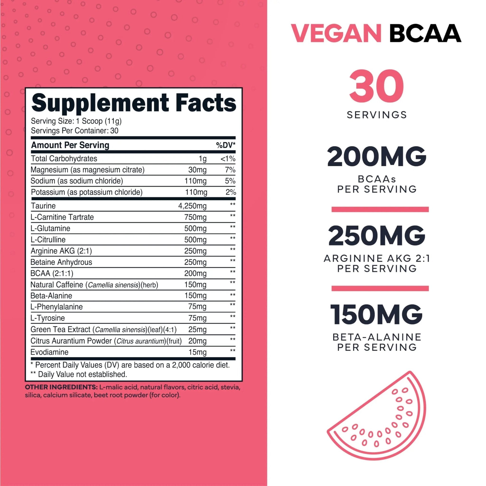 Type Zero AminoBurn (Watermelon Flavored) - Vegan Amino Acids BCAA Drink Sugar-Free Energy Drink Powder & Amino Acids Supplement - Natural Energy - TrustMedUSA