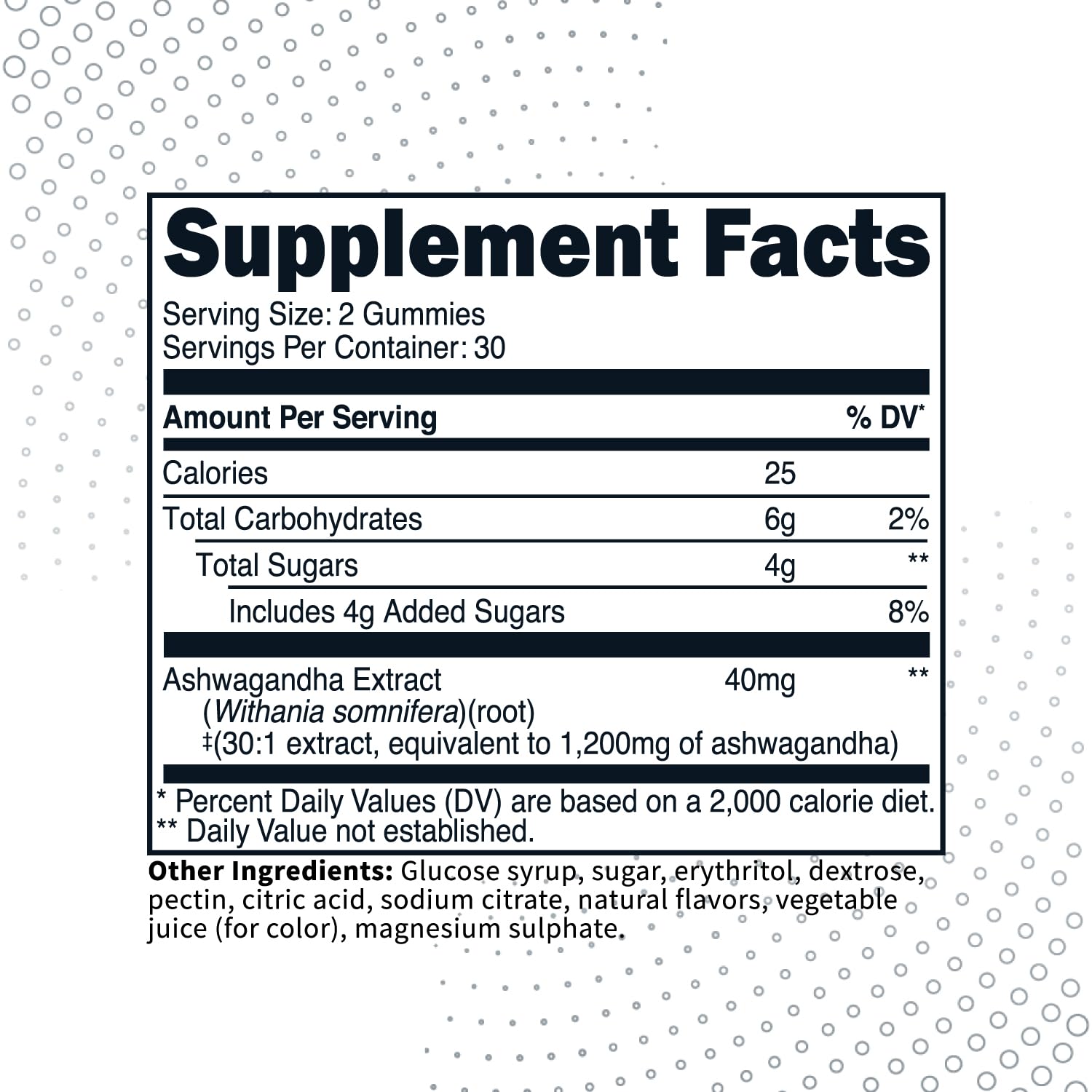 Type Zero Ashwagandha Gummies 60 Gummies for 30 Servings Per Bottle - Ashwagandha Herbal Extract Supplement, Gluten Free, GMO Free - TrustMedUSA