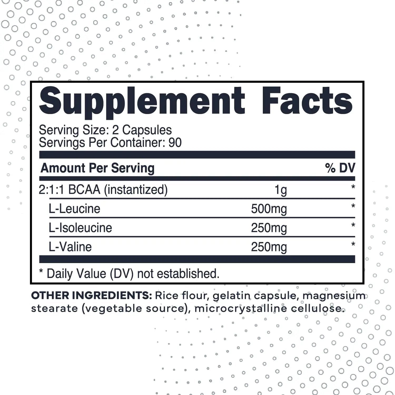 Type Zero BCAA 1000mg (180 Capsules, 90 Servings), Branched Chain Amino Acids (500mg of L-Leucine, 1000mg of L-Isoleucine and L-Valine) - TrustMedUSA