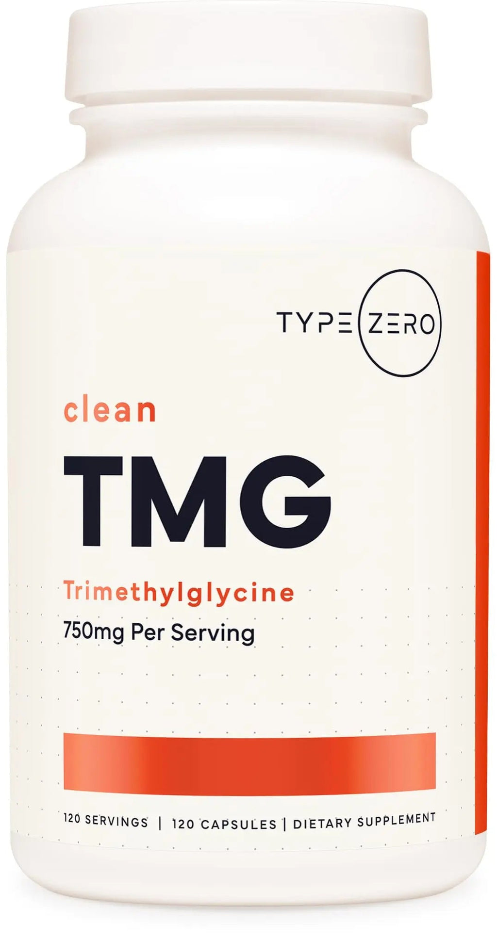 Type Zero Clean TMG Trimethylglycine Capsules (120 Servings) - Non GMO, Gluten Free - TrustMedUSA
