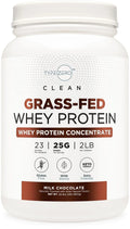 Type Zero Grass Fed Whey Protein Concentrate Powder (Chocolate, 2LBS) - Gluten Free - TrustMedUSA
