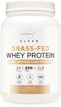 Type Zero Grass Fed Whey Protein Concentrate Powder (Vanilla, 2LBS) - Gluten Free - TrustMedUSA