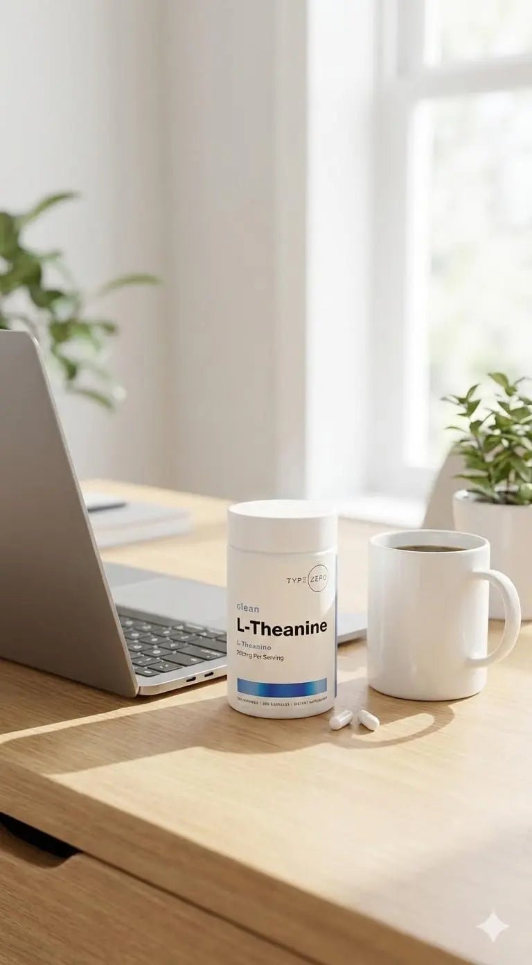 Type Zero L-Theanine (200mg) 200 Capsules - Clean L-Theanine Supplement, Keto, GMO-Free - TrustMedUSA