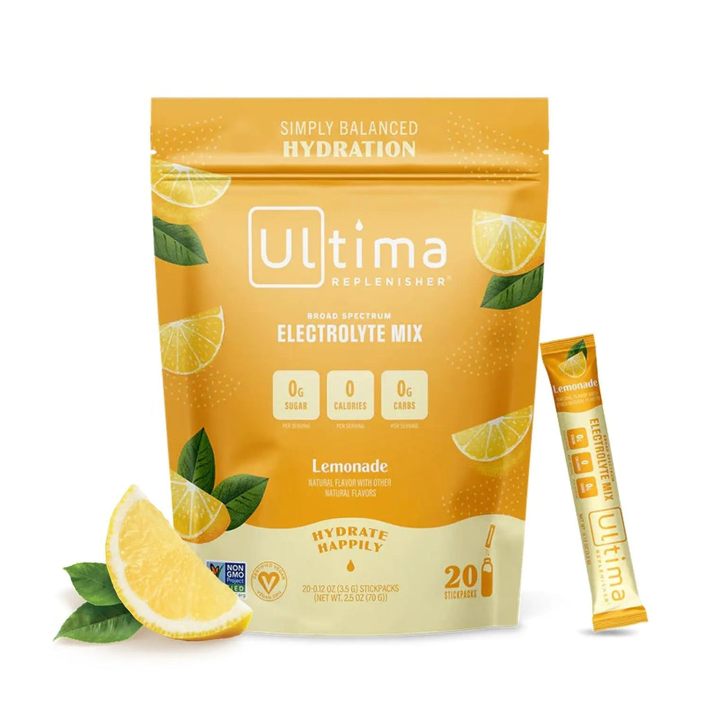 Ultima Replenisher Daily Electrolyte Drink Mix – Lemonade, 20 Stickpacks – Hydration - TrustMedUSA