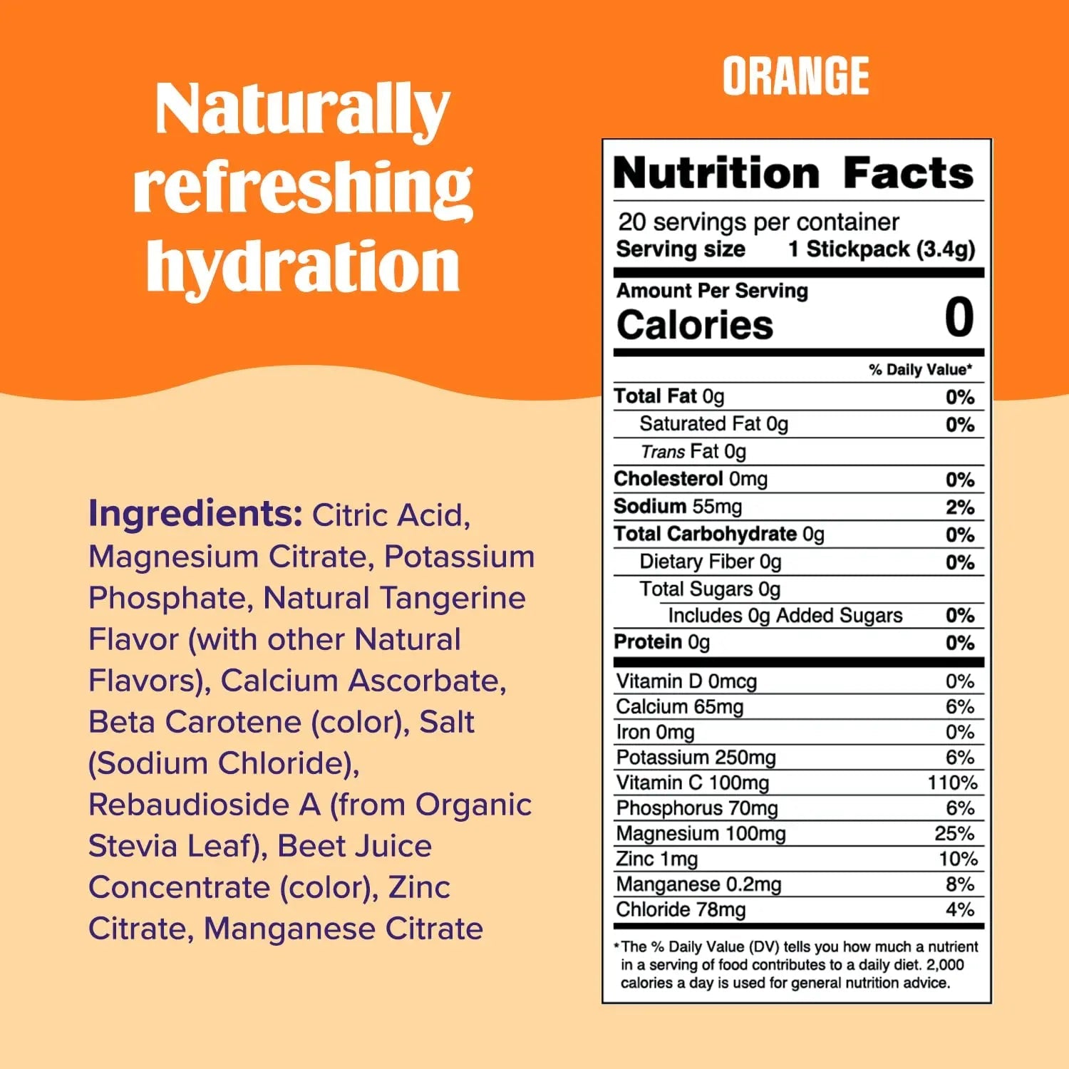 Ultima Replenisher Daily Electrolyte Drink Mix – Orange, 20 Stickpacks – Hydration - TrustMedUSA