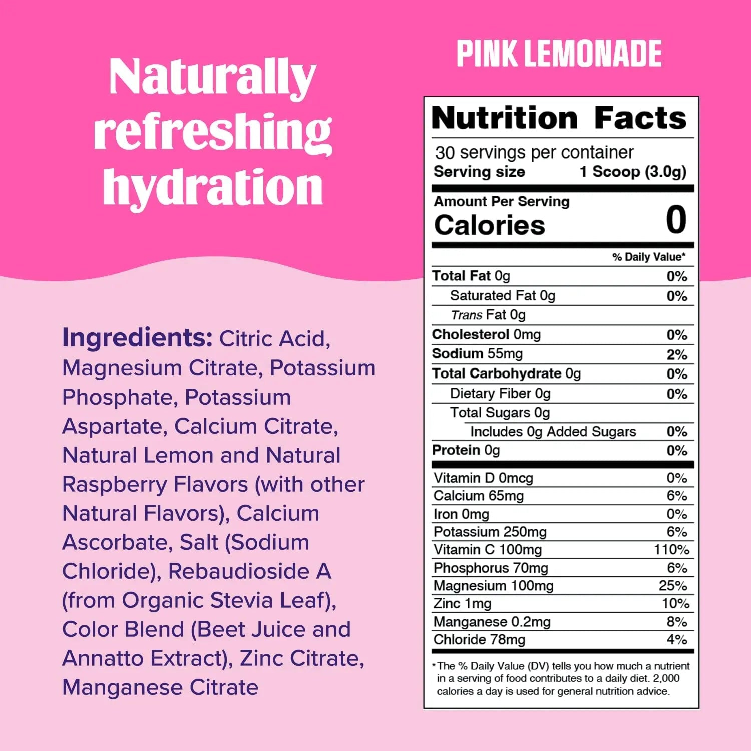 Ultima Replenisher Daily Electrolyte Drink Mix – Pink Lemonade, 30 Serving – Hydration - TrustMedUSA