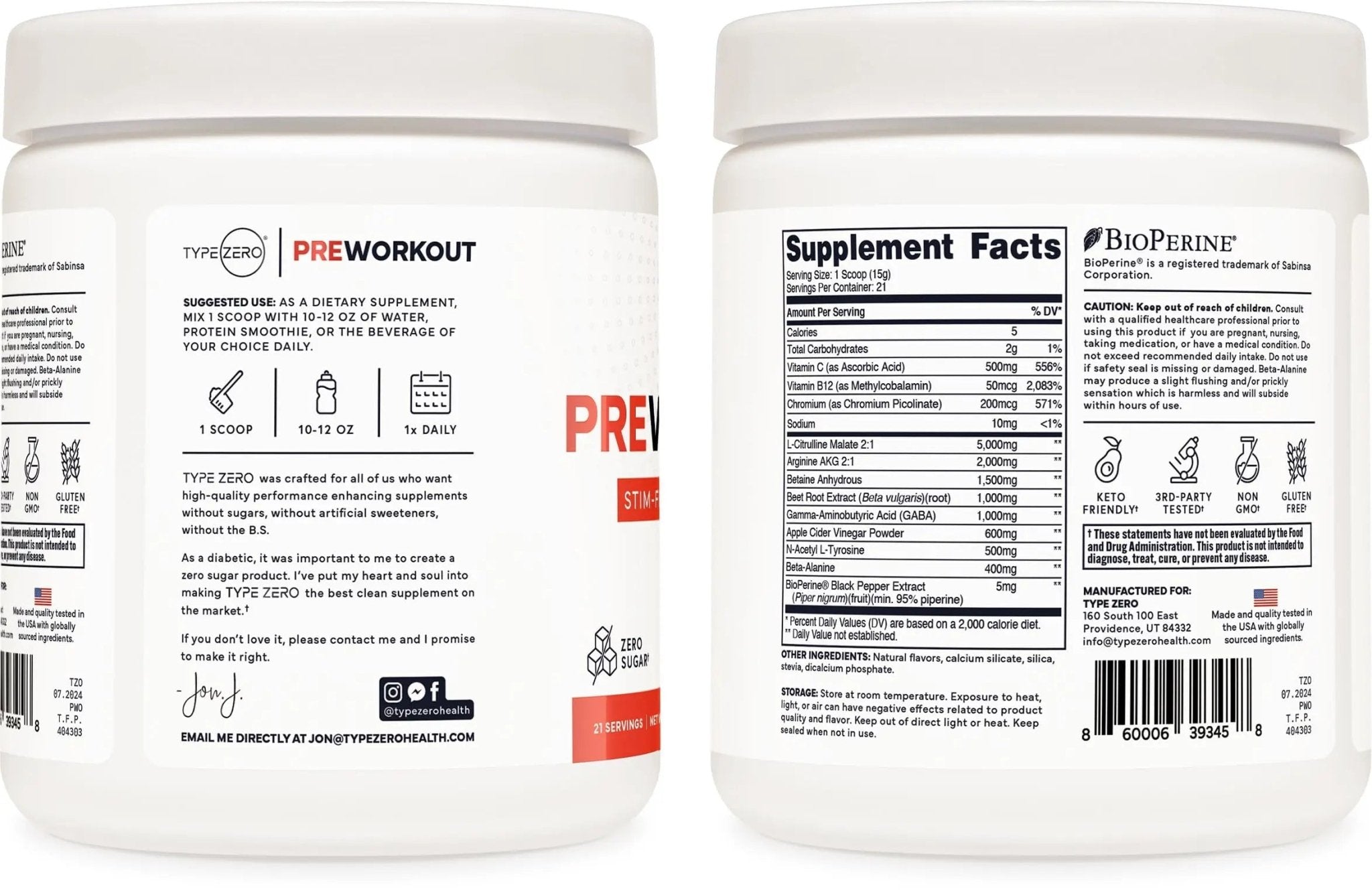 Ultra Clean Stim Free Pump Pre Workout + Nitric Oxide Booster (Fruit Punch) Beetroot, 7G Arginine Citrulline Malate, Betaine, Beta A, ACV+ - Sugar/Caffeine Free Natural Non Stim Preworkout Men & Women - TrustMedUSA