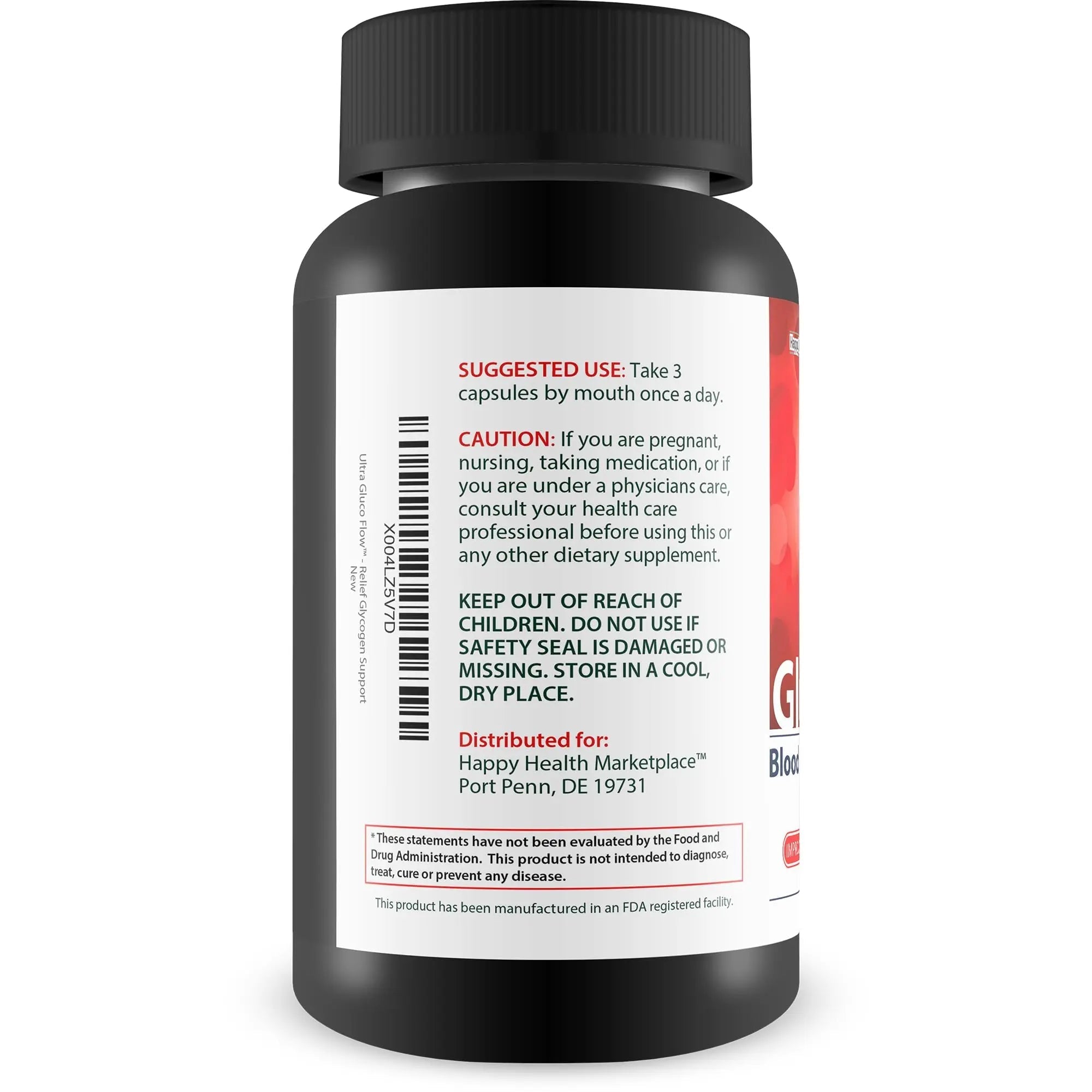 Ultra Gluco Flow - Improved Formula - Our Best Blood Cleanse Detox Cleanse Blood Support Pills - Blood Health Blood Circulation Pills Detox Cleanse Blood Gluco Bio Sweet Relief Glycogen Support - TrustMedUSA