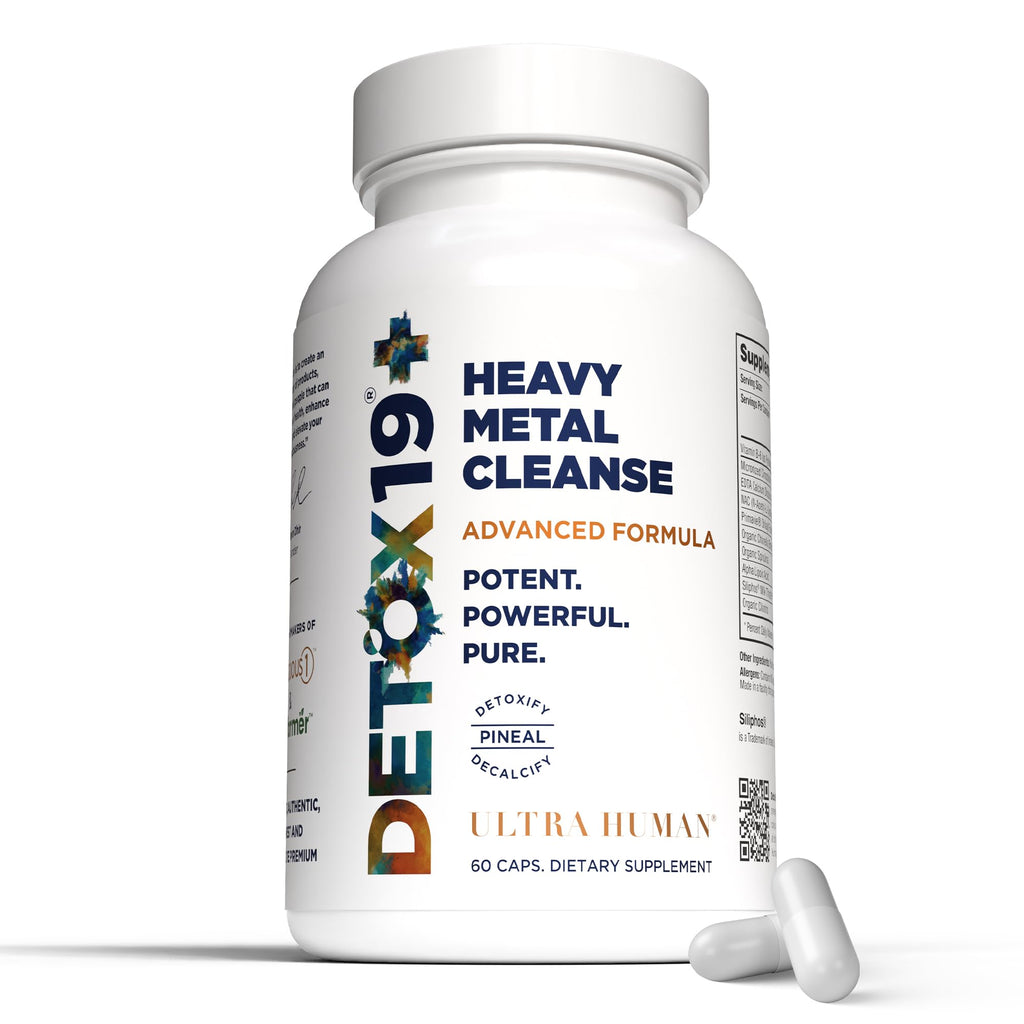 Ultra Human Daily Wellness Support – Heavy Metal Detox Cleanse, with Zeolite, Shilajit, Organic Chlorella & Spirulina, NAC & Alpha Lipoic. Supports Daily Detox, Cognition, Immune System -(Made in USA) - TrustMedUSA