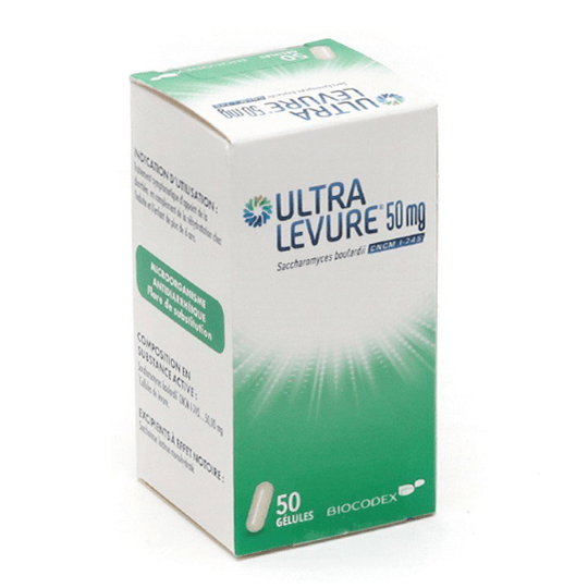 Ultra levure 50mg 50 caps - treatment of dehydration - TrustMedUSA