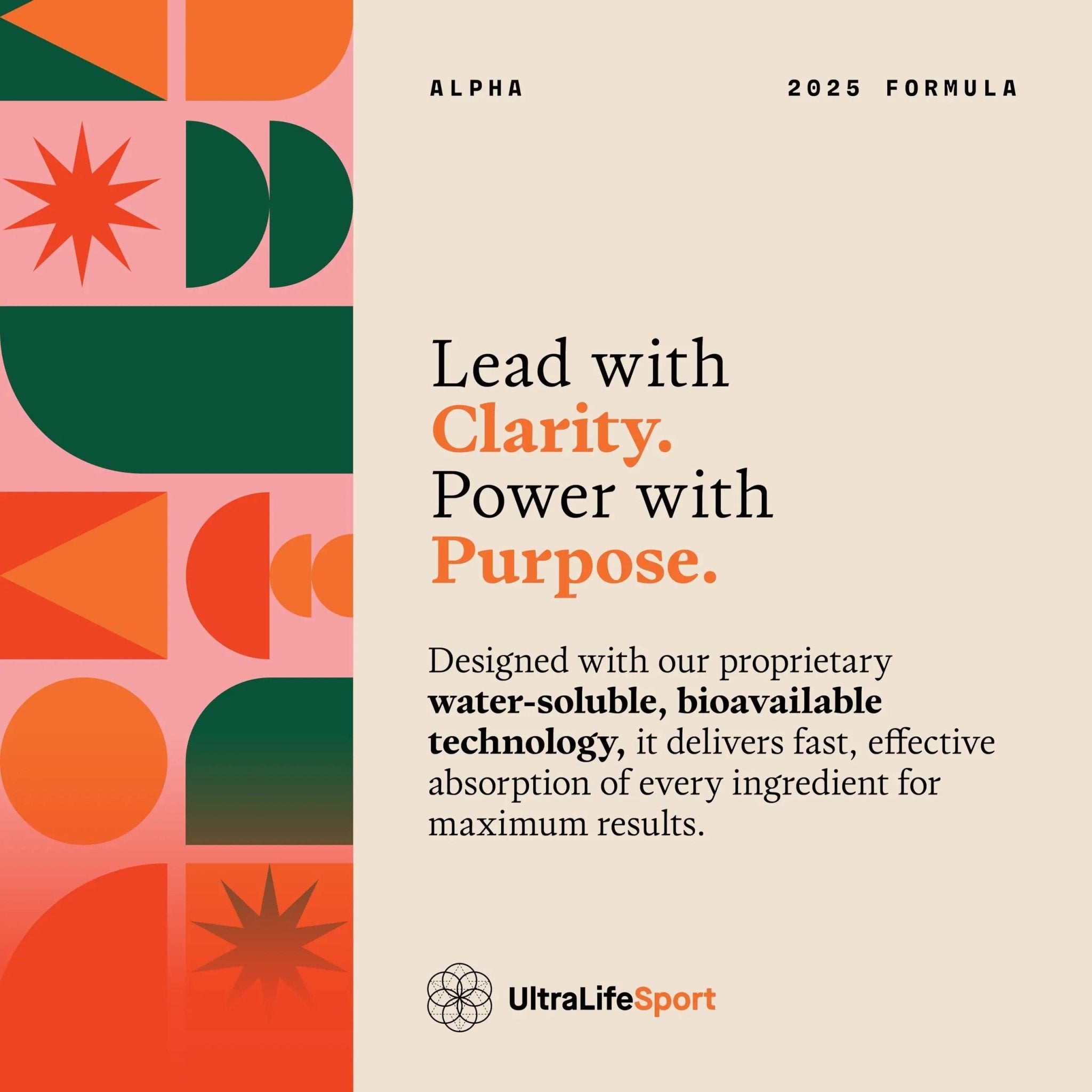 Ultra Life Sport - Alpha Nootropic - 30 Capsule Body and Brain Supplements for Memory and Focus - L-Theanine, B Vitamins, Lion's Mane, Cordyceps Mushrooms, Vitamin D3, K2 MK-7, Lemon Balm and Ginkgo - TrustMedUSA
