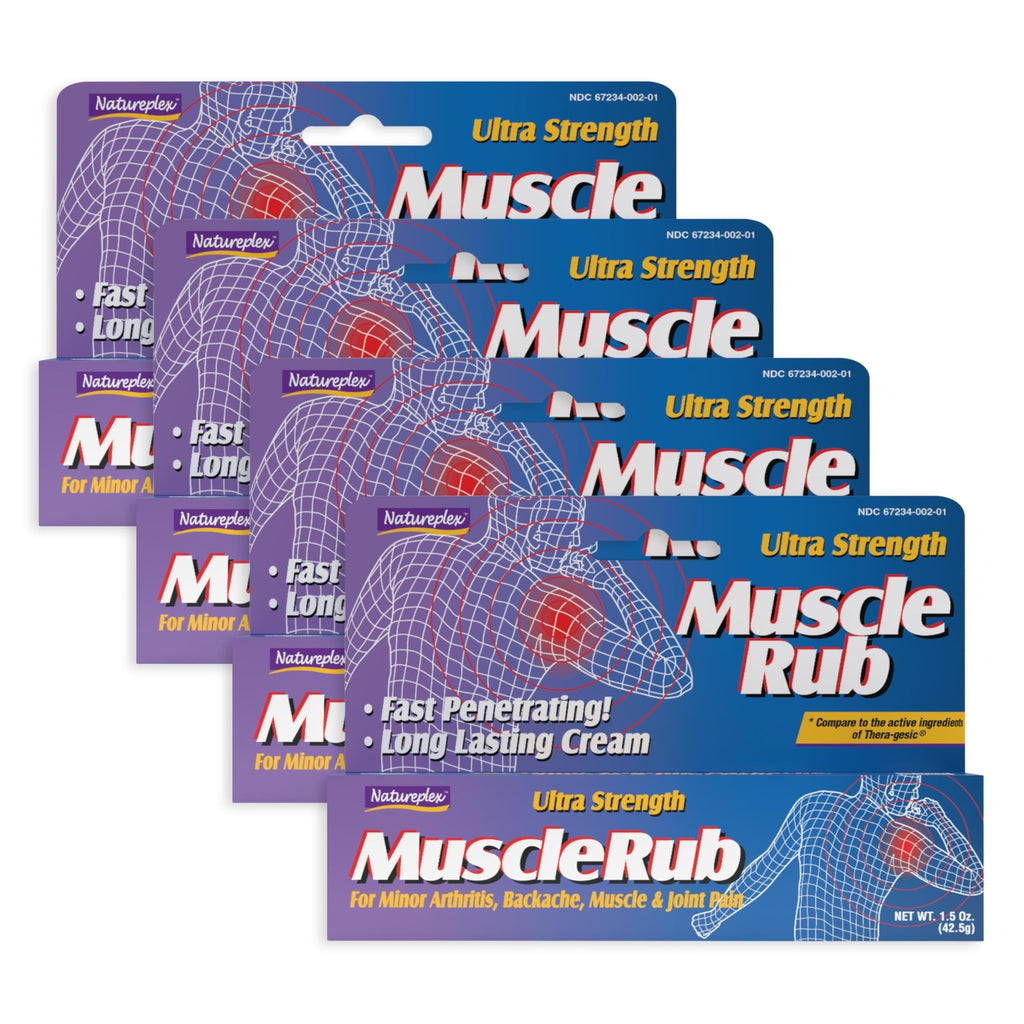 Ultra Strength Muscle Rub 4 Pack - TrustMedUSA