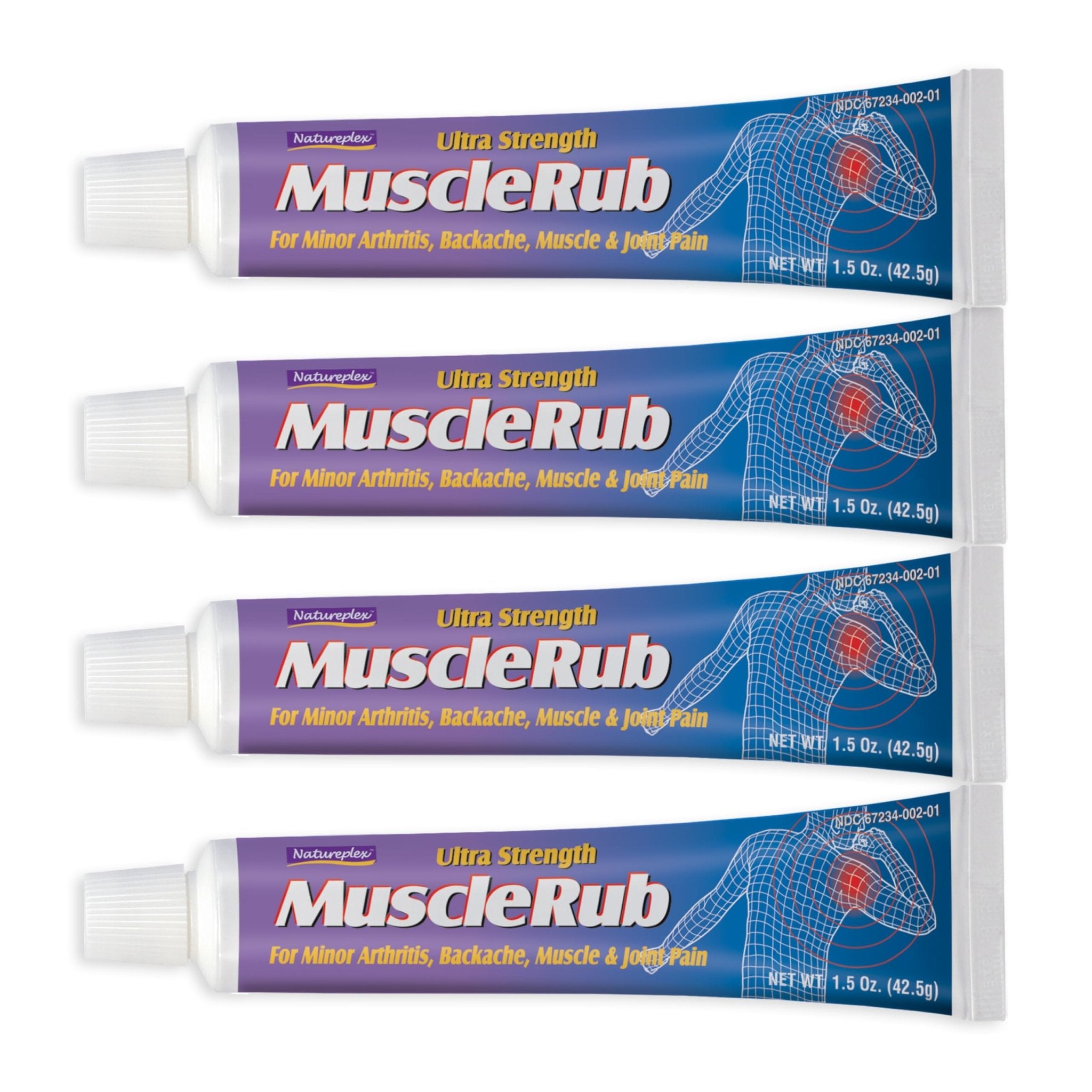 Ultra Strength Muscle Rub 4 Pack - TrustMedUSA