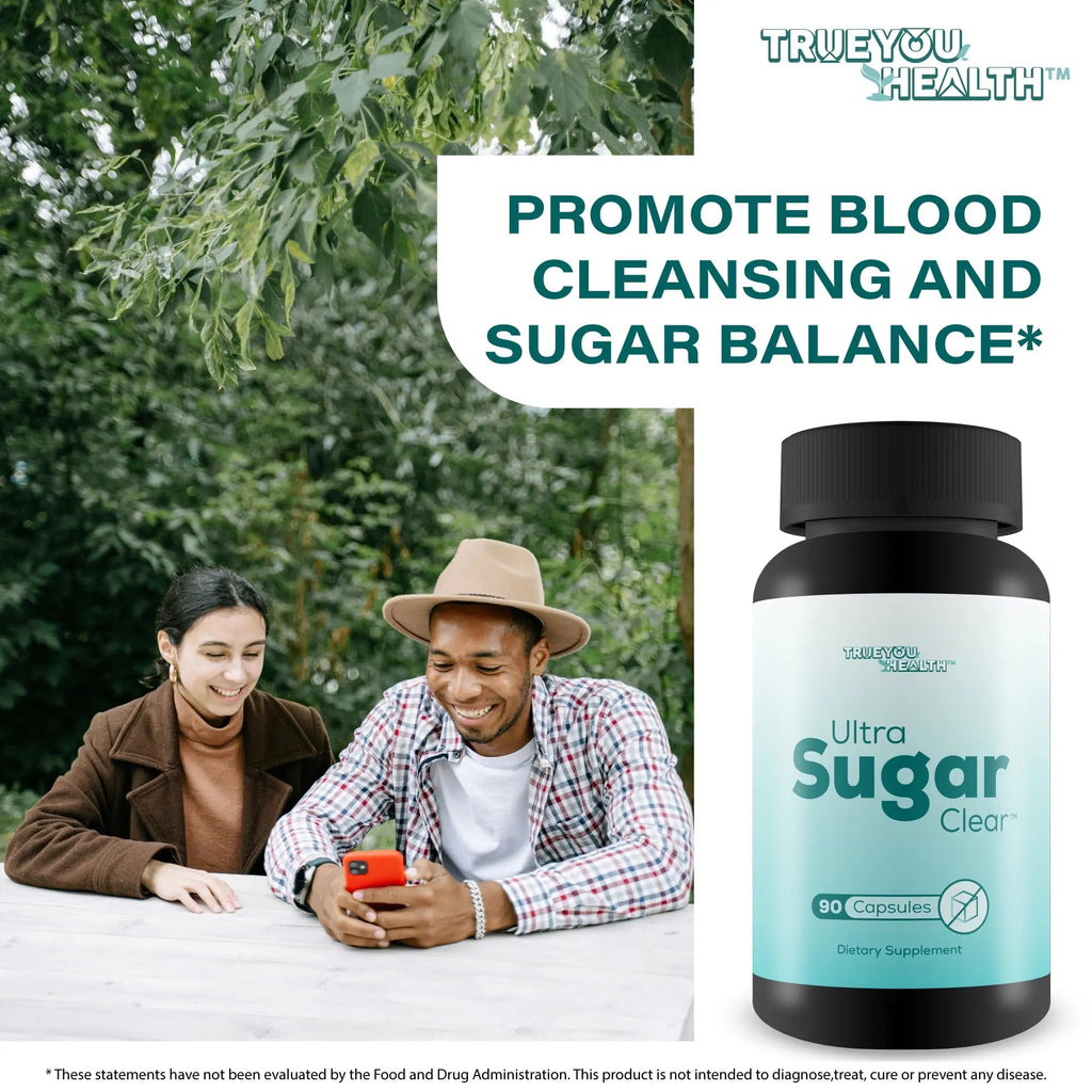 Ultra Sugar Clear - Our Best Blood Cleanse Detox Supplement - Bloodflow Support Supplement - Healthy Circulation Support Supplement - Sugar Balance Supplement - Sugar Health Blood Cleansing Formula - TrustMedUSA