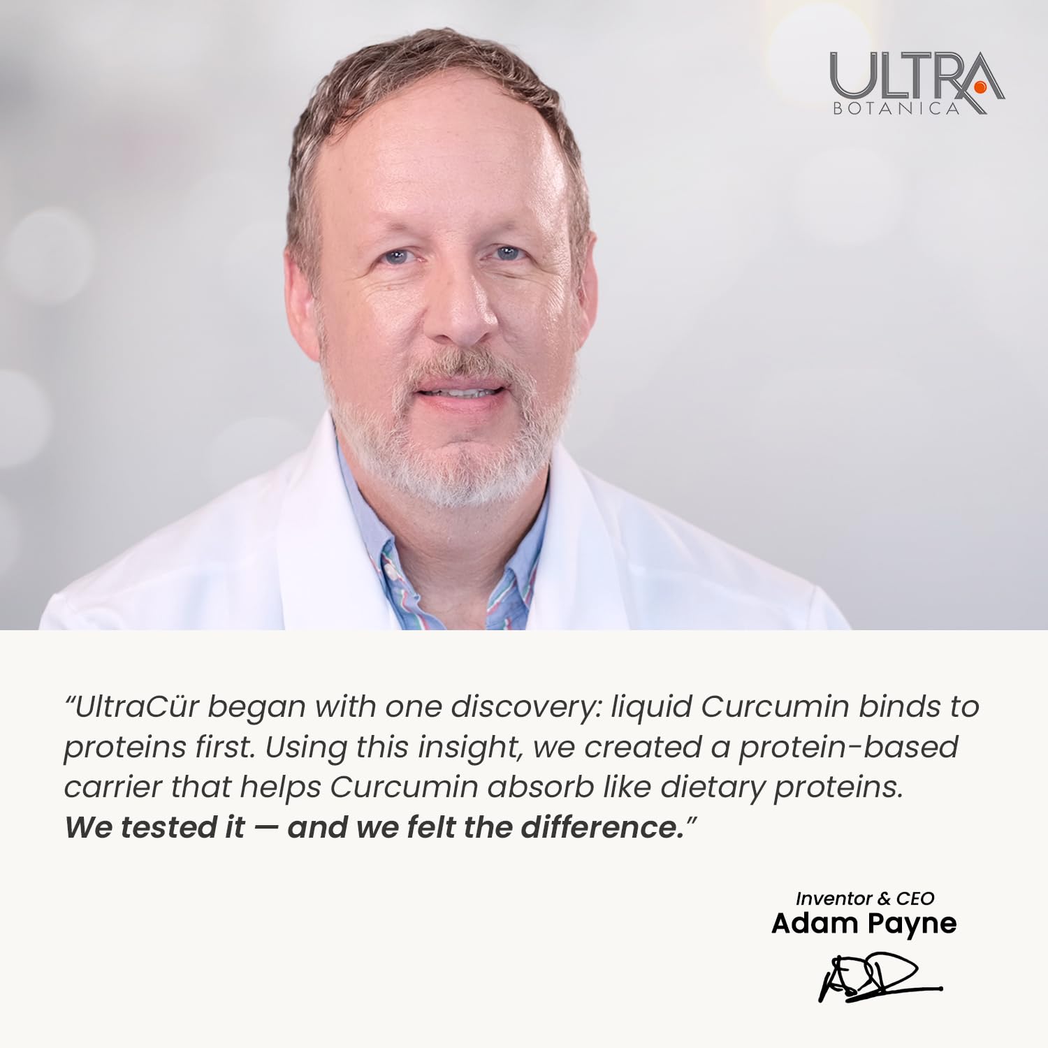 Ultracur Curcumin Complex Supplement - Ultra Bioavailable High Absorption Turmeric Curcumin Supplement for Joint, Muscle & Brain Support - Patented Protisorb for Premium Absorption – 60 Capsules - TrustMedUSA