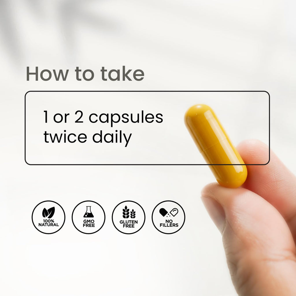 Ultracur Curcumin Complex Supplement - Ultra Bioavailable High Absorption Turmeric Curcumin Supplement for Joint, Muscle & Brain Support - Patented Protisorb for Premium Absorption – 60 Capsules - TrustMedUSA