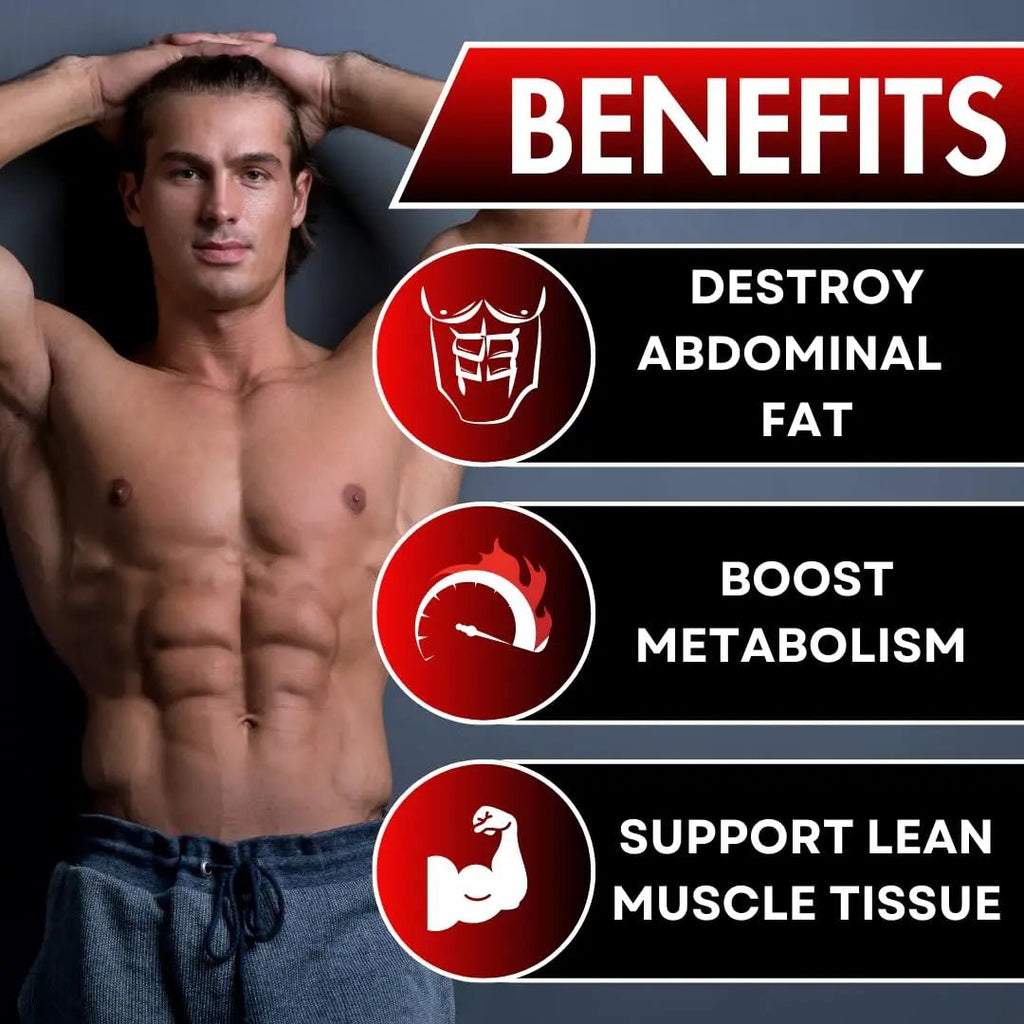 UNALTERED Belly Fat Burner for Men - Lose Belly Fat, Tighten Abs, Support Lean Muscle - TrustMedUSA