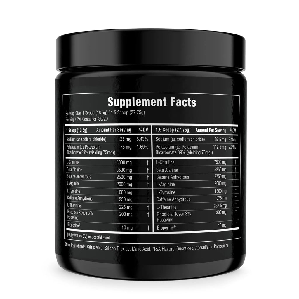Uncaged Extreme Pre-Workout Powder - Extreme Energy, Focus, Nitric Oxide & Muscle - TrustMedUSA