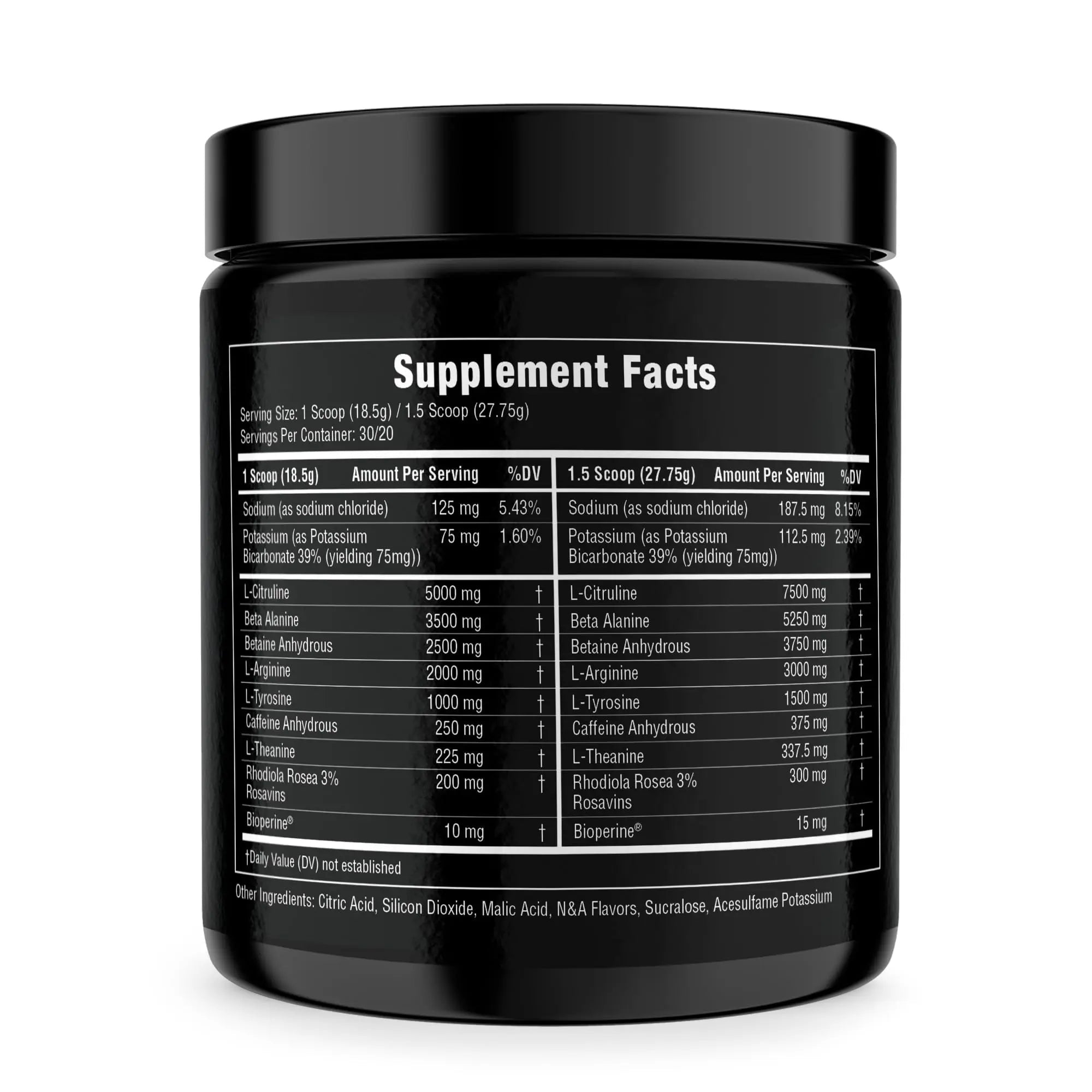 Uncaged Extreme Pre-Workout Powder - Extreme Energy, Focus, Nitric Oxide & Muscle - TrustMedUSA